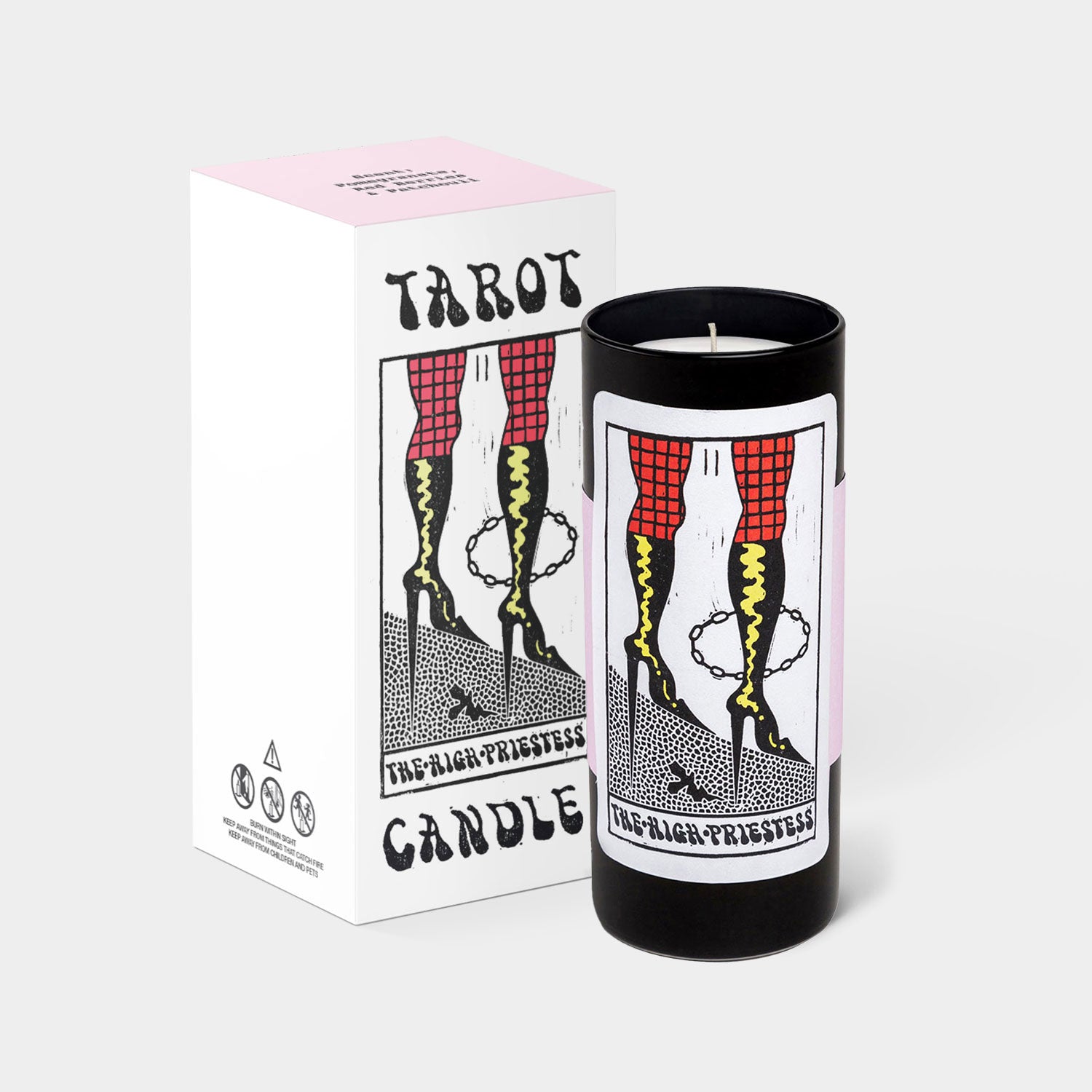 Tarot Candle Duo: The Magician & The High Priestess