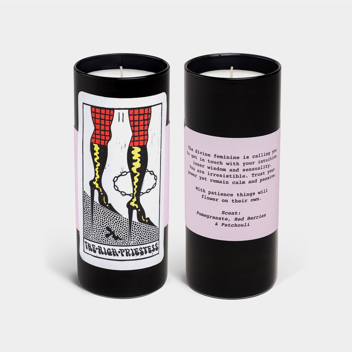 Tarot Candle Duo: The Magician & The High Priestess