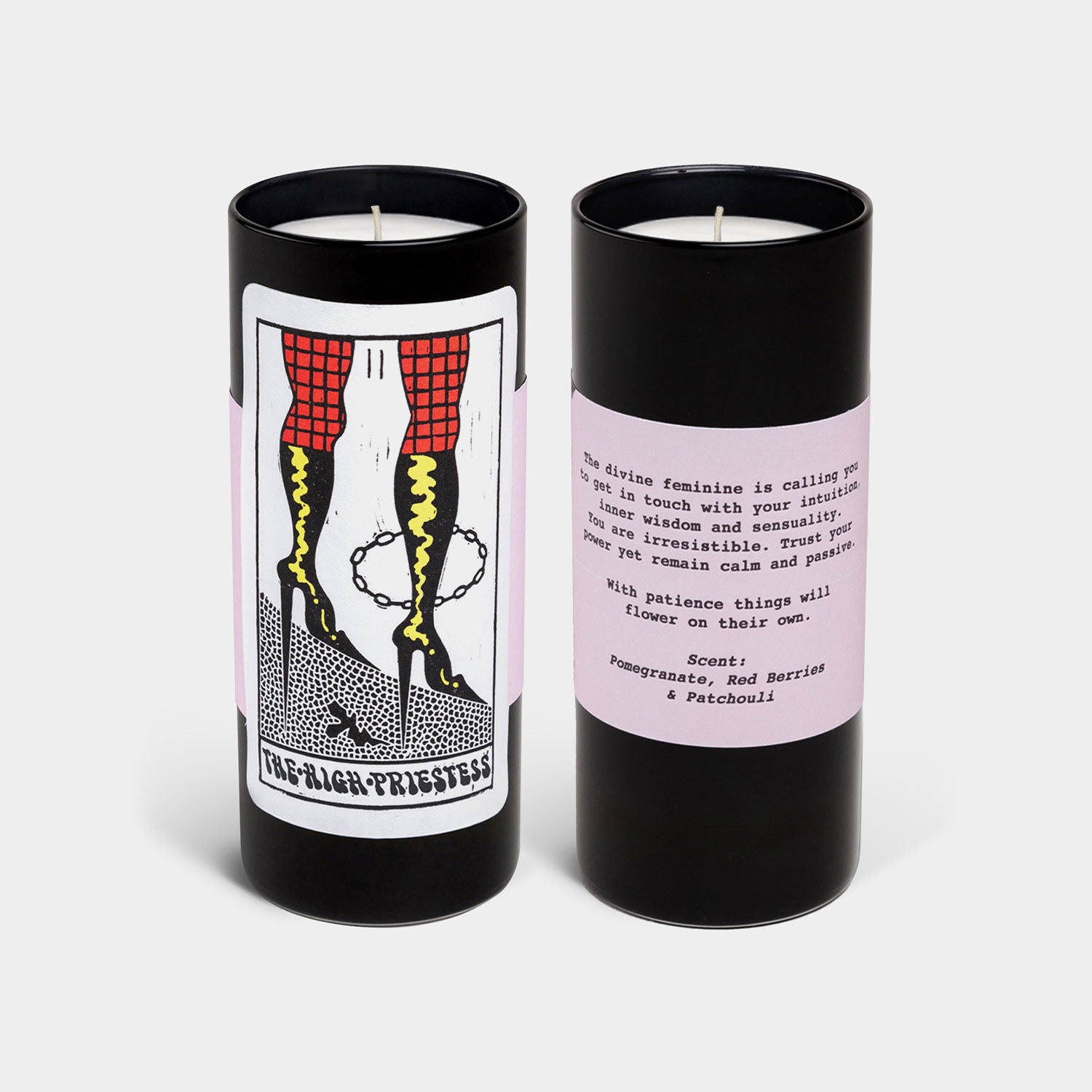 Tarot Candle The High Priestess + "Witch Sticks" Candle Matches