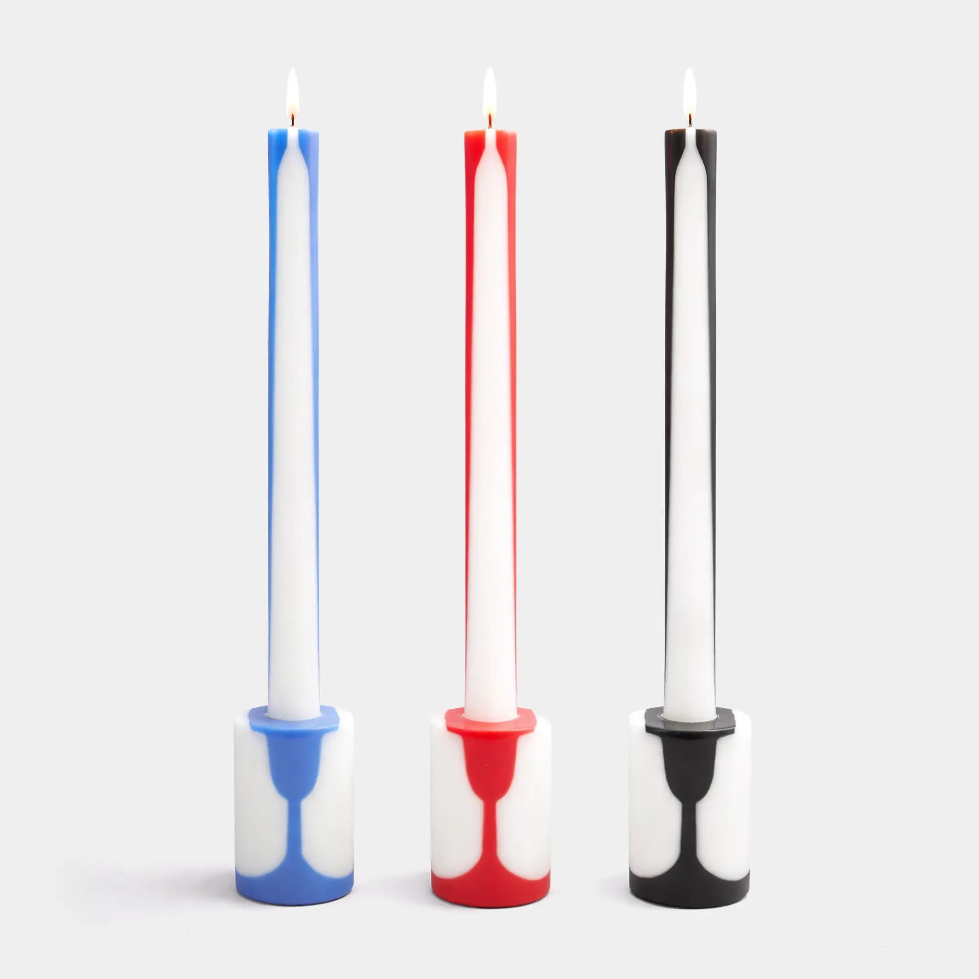 Illusion Candle - Red & White