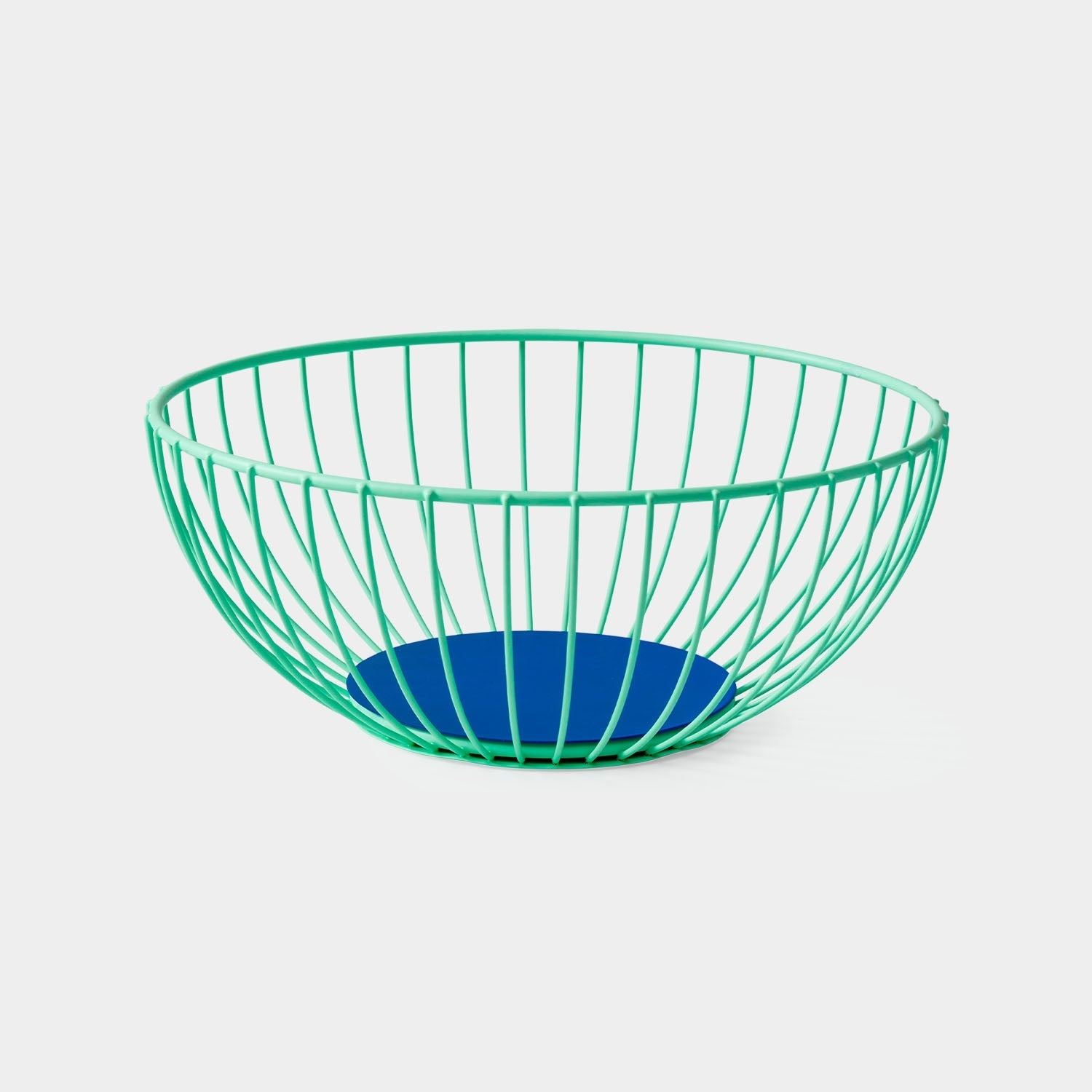 Iris Wire Basket in mint by OCTAEVO