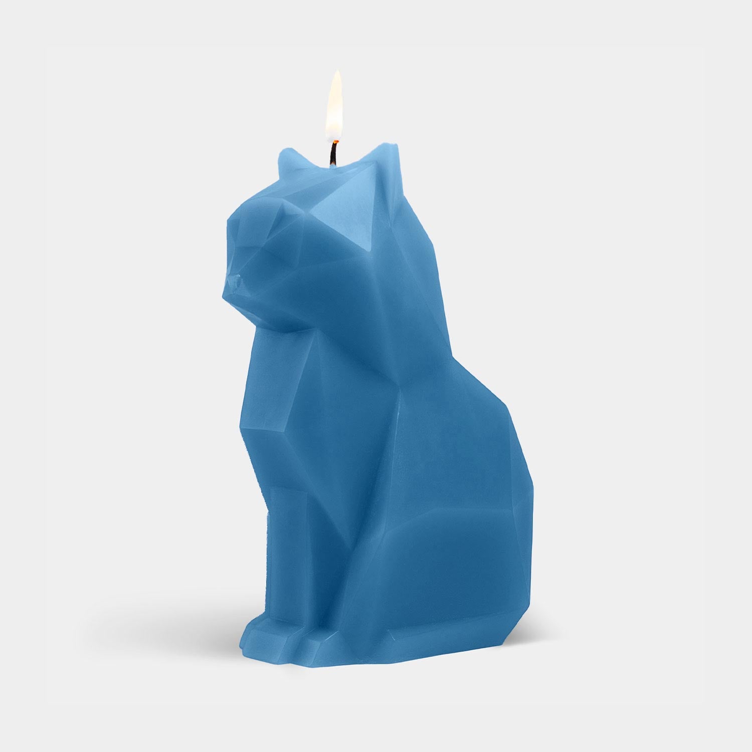 PyroPet Kisa Cat Candle - Blue