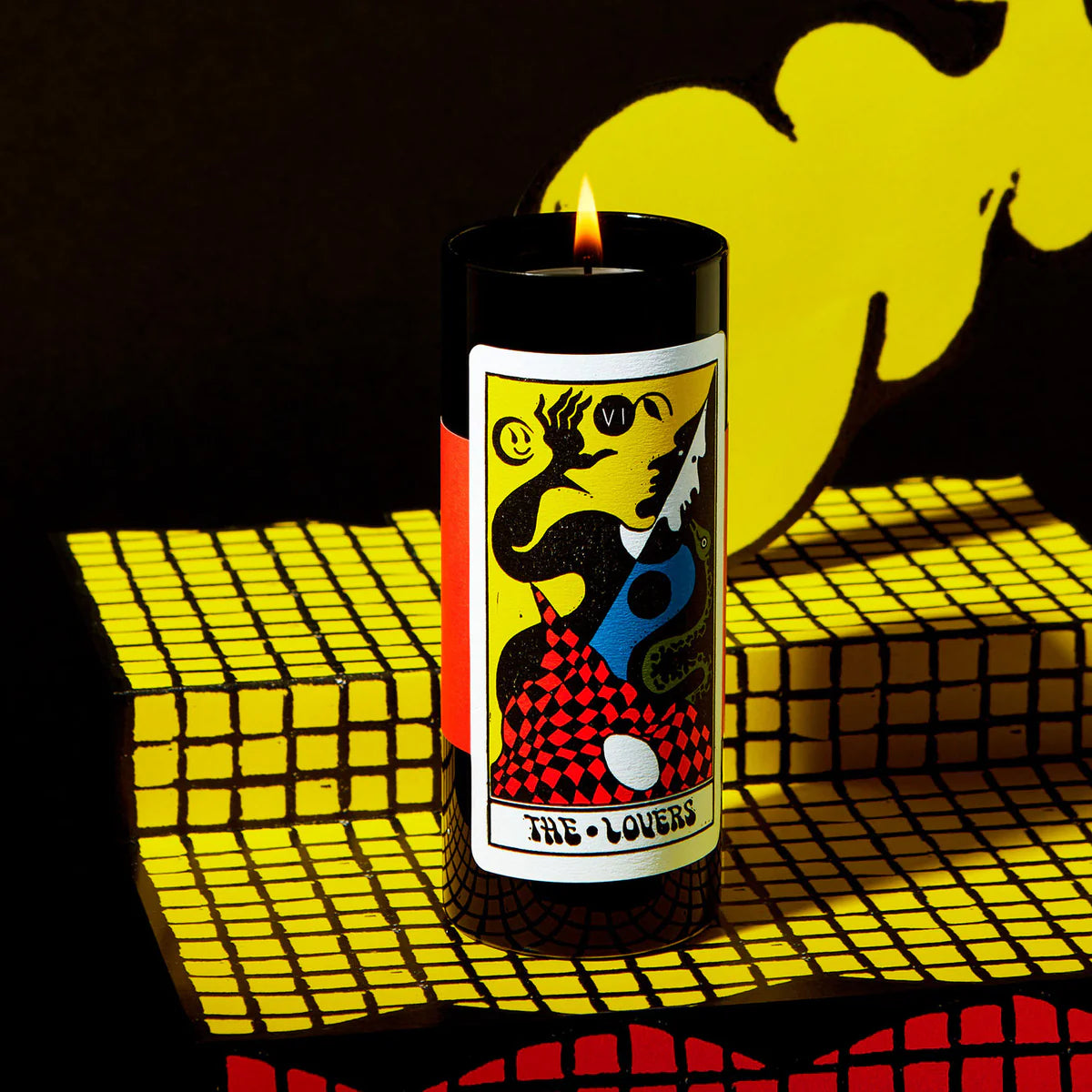 Tarot Candle Duo: The Lovers & Death