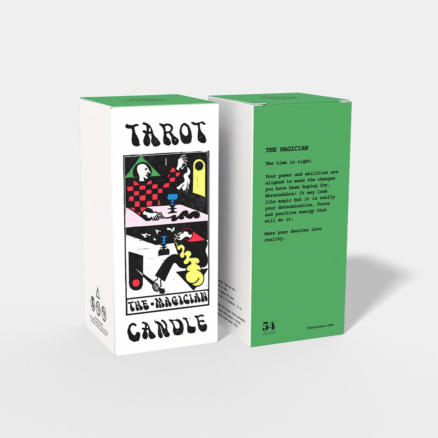 Tarot Candle Duo: The Magician & The High Priestess