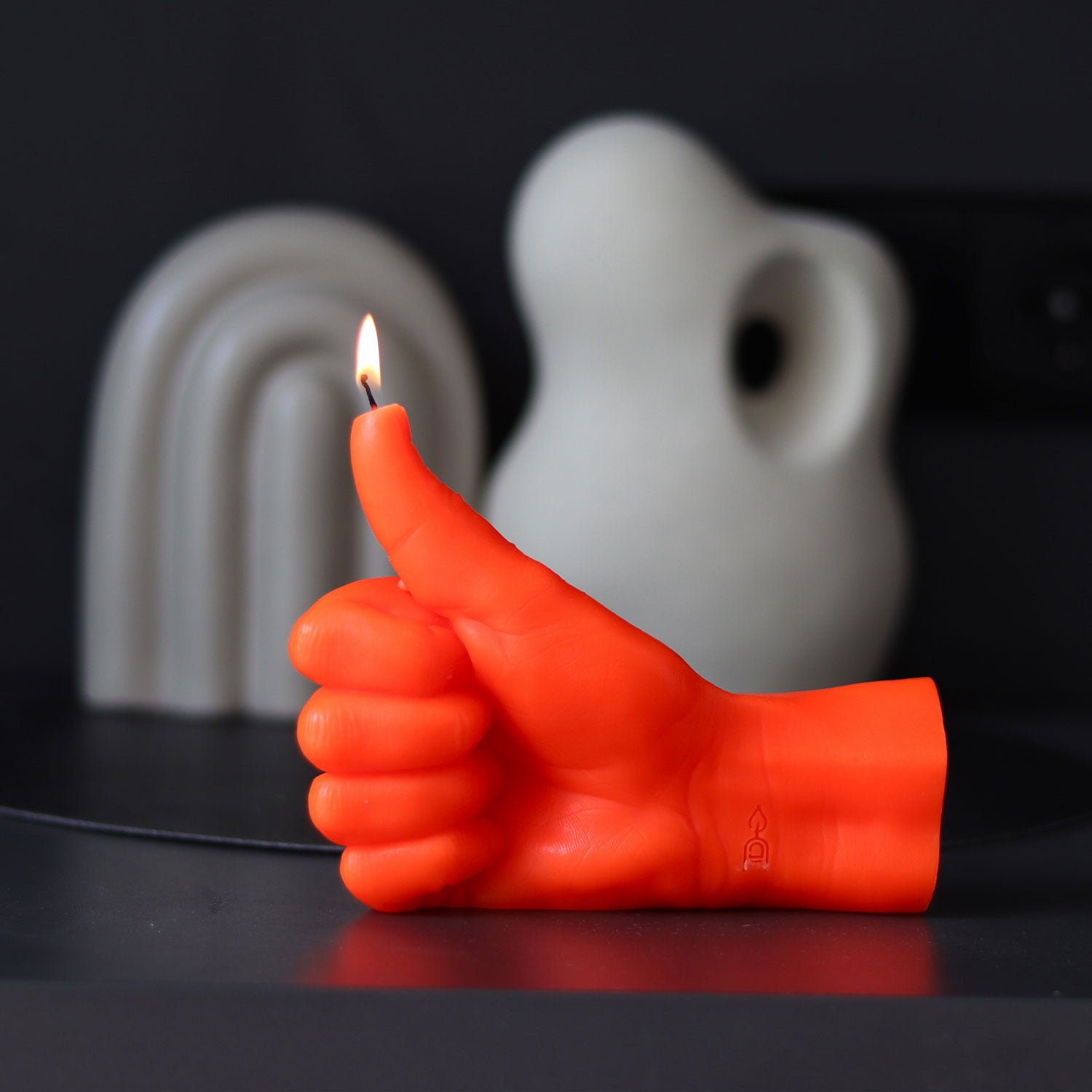 CandleHand "Thumbs Up" Neon Orange