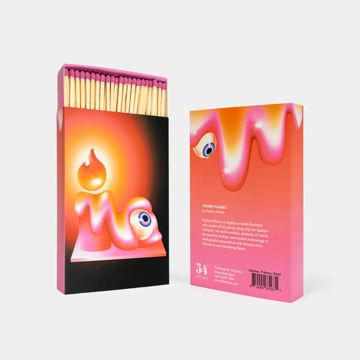 Candle Matches - "Chubby Flame" by Paulina Almira