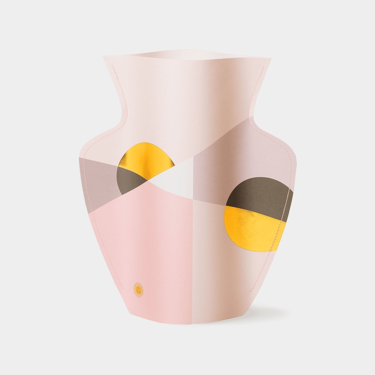 Paper Vase Siena in pink by OCTAEVO