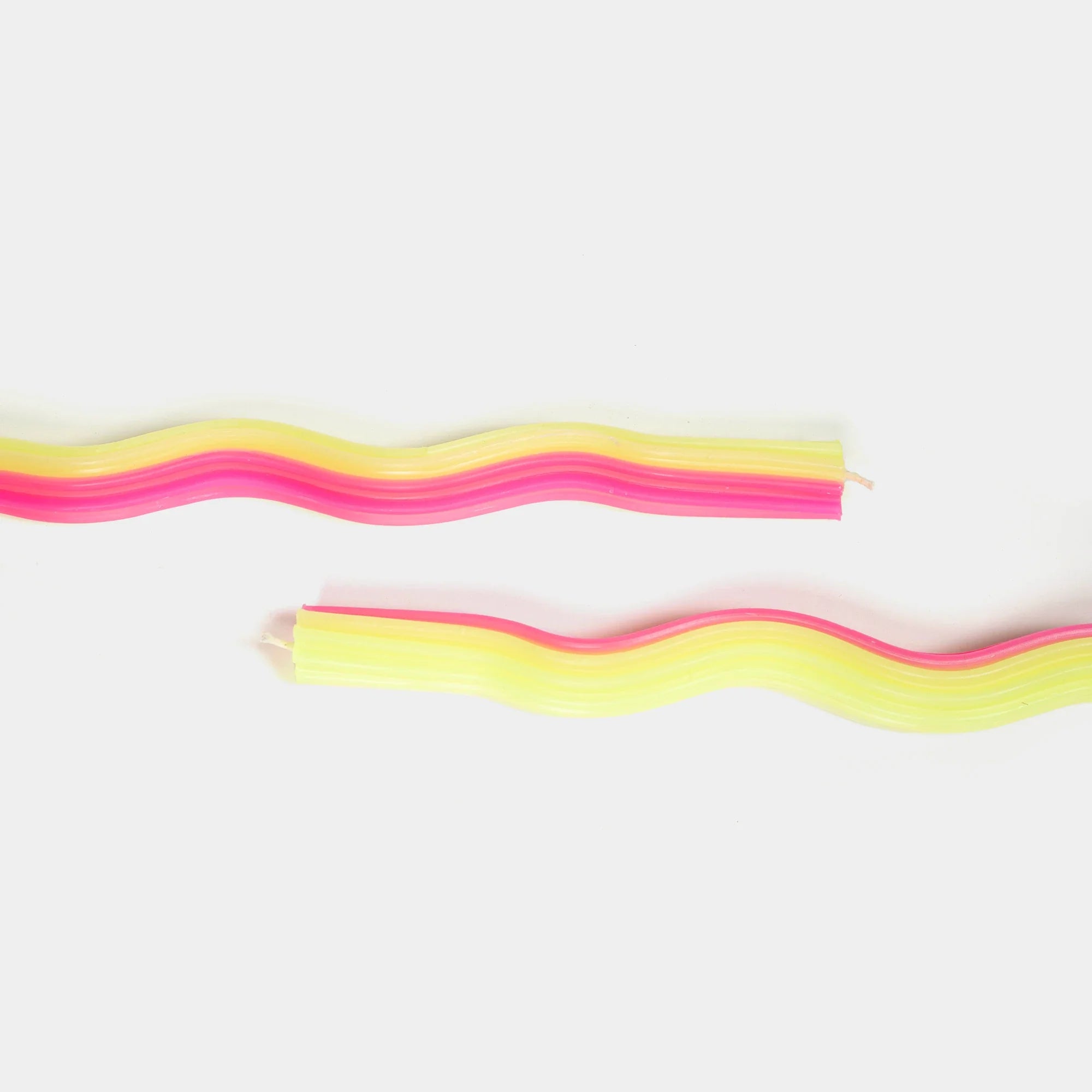 Wiggle Candles - Yellow & Pink (2 pack)
