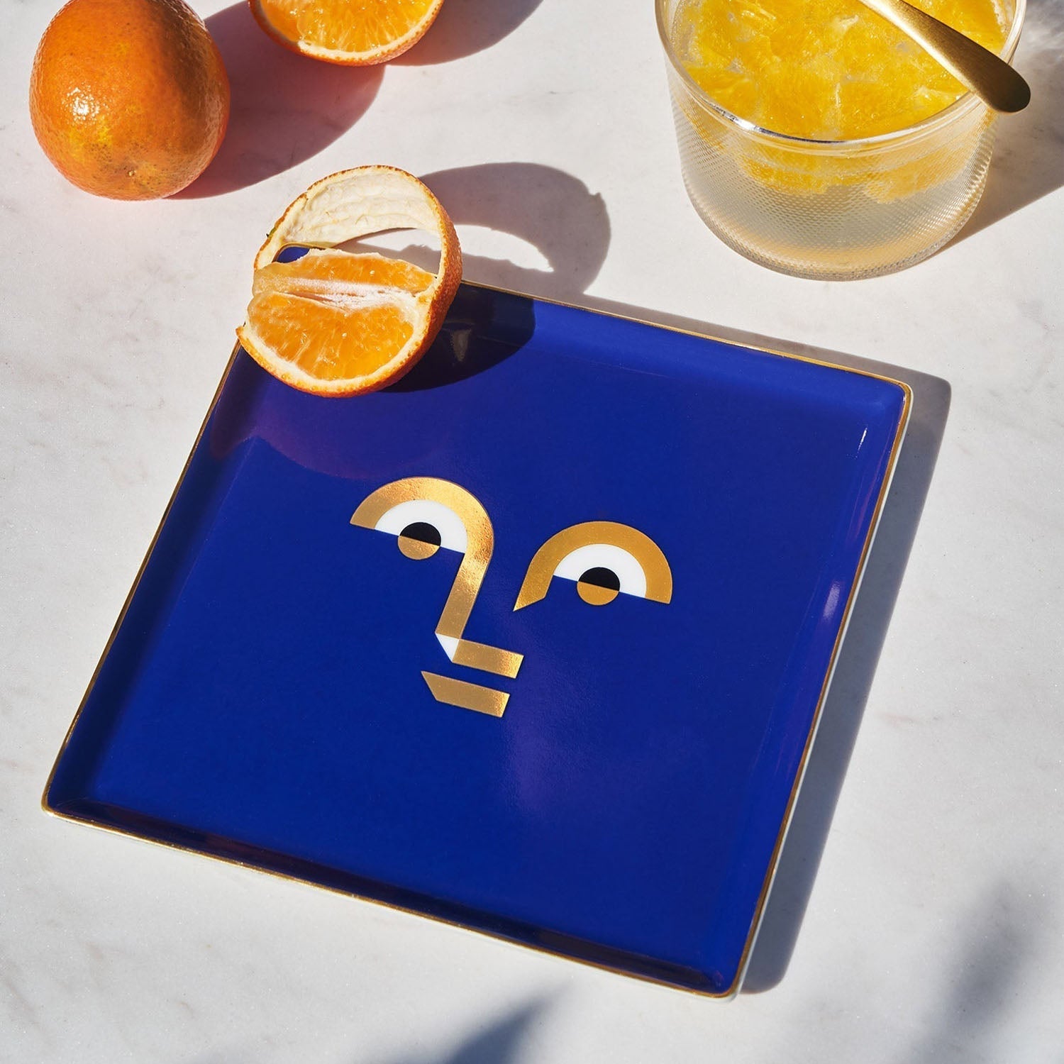 Ceramic Tray Apollo in blue by OCTAEVO