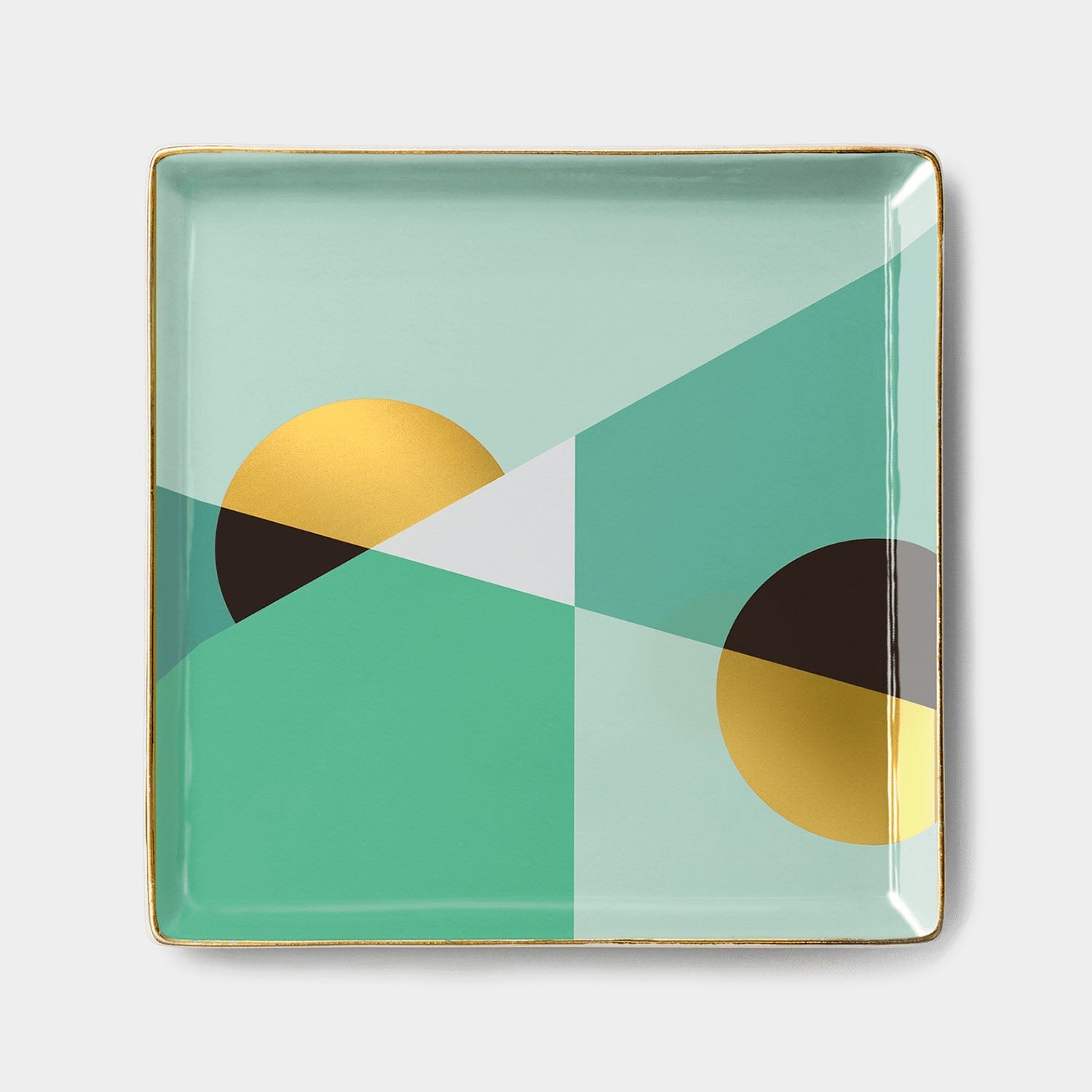 Ceramic Tray Siena in mint by OCTAEVO