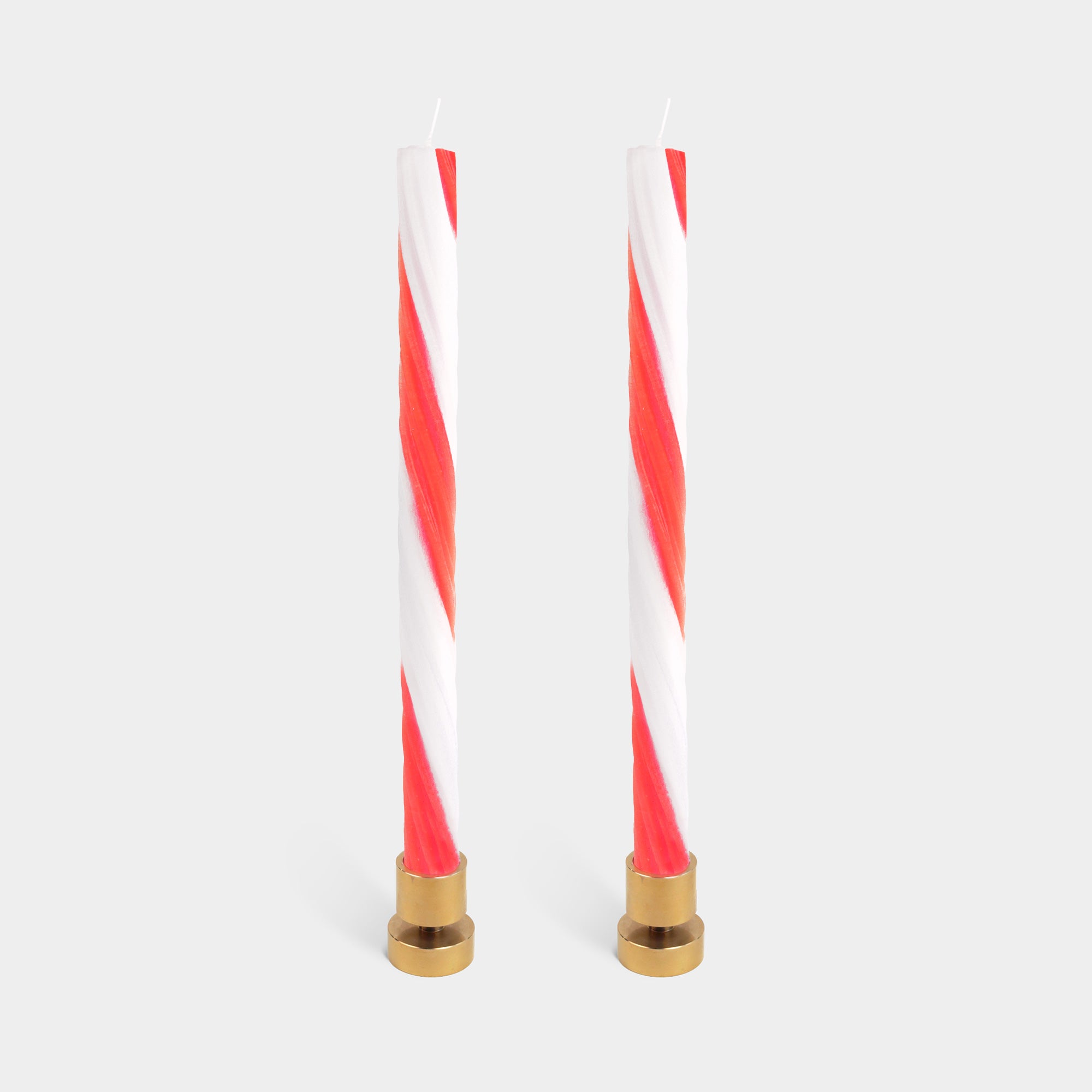 Rope Candles - Candy Cane (2 pack)