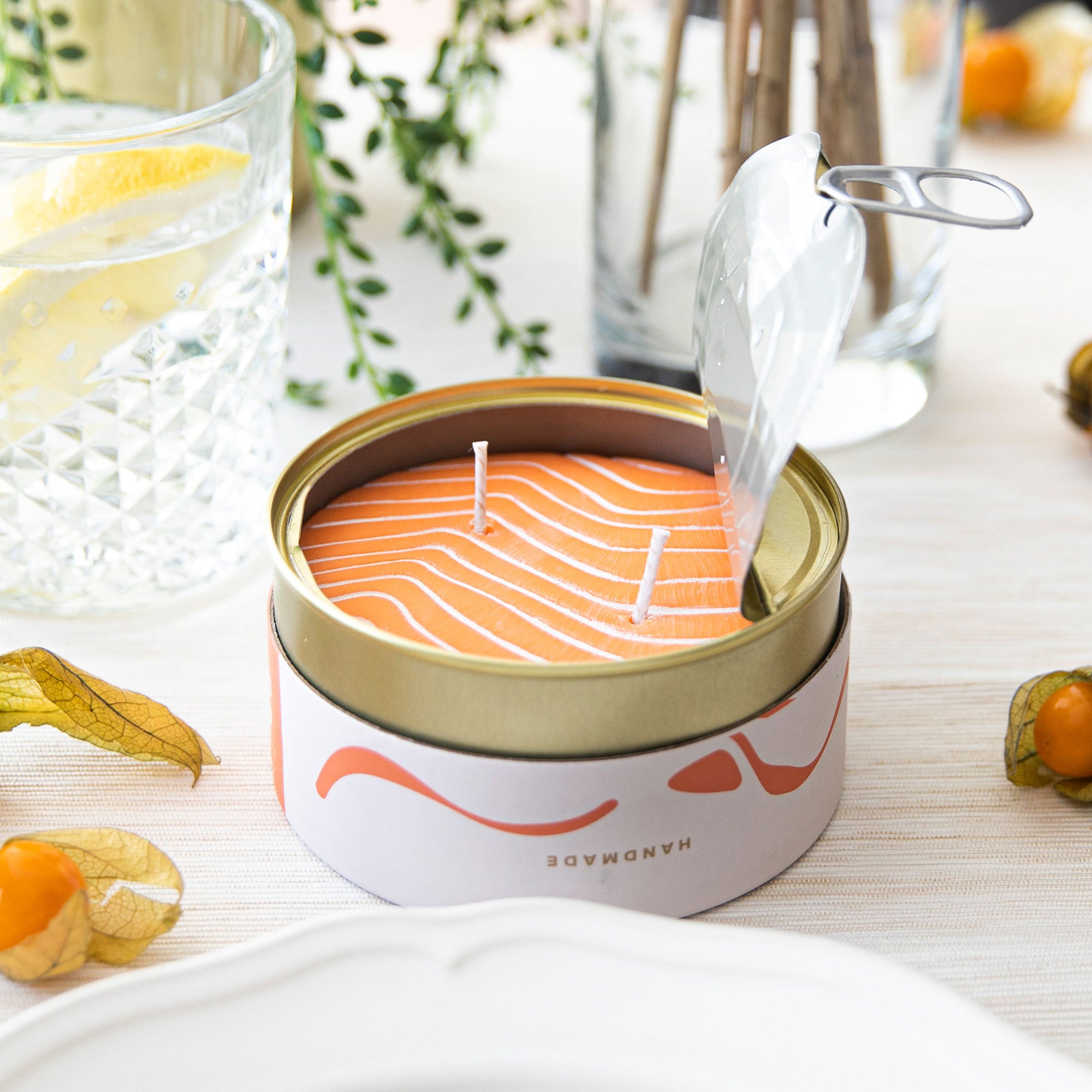 Candlecan - Orange Salmon