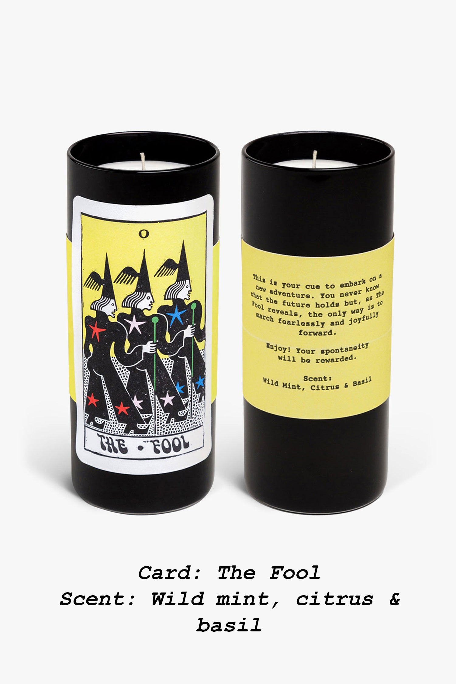 Tarot Candle Duo: The Hermit and The Fool