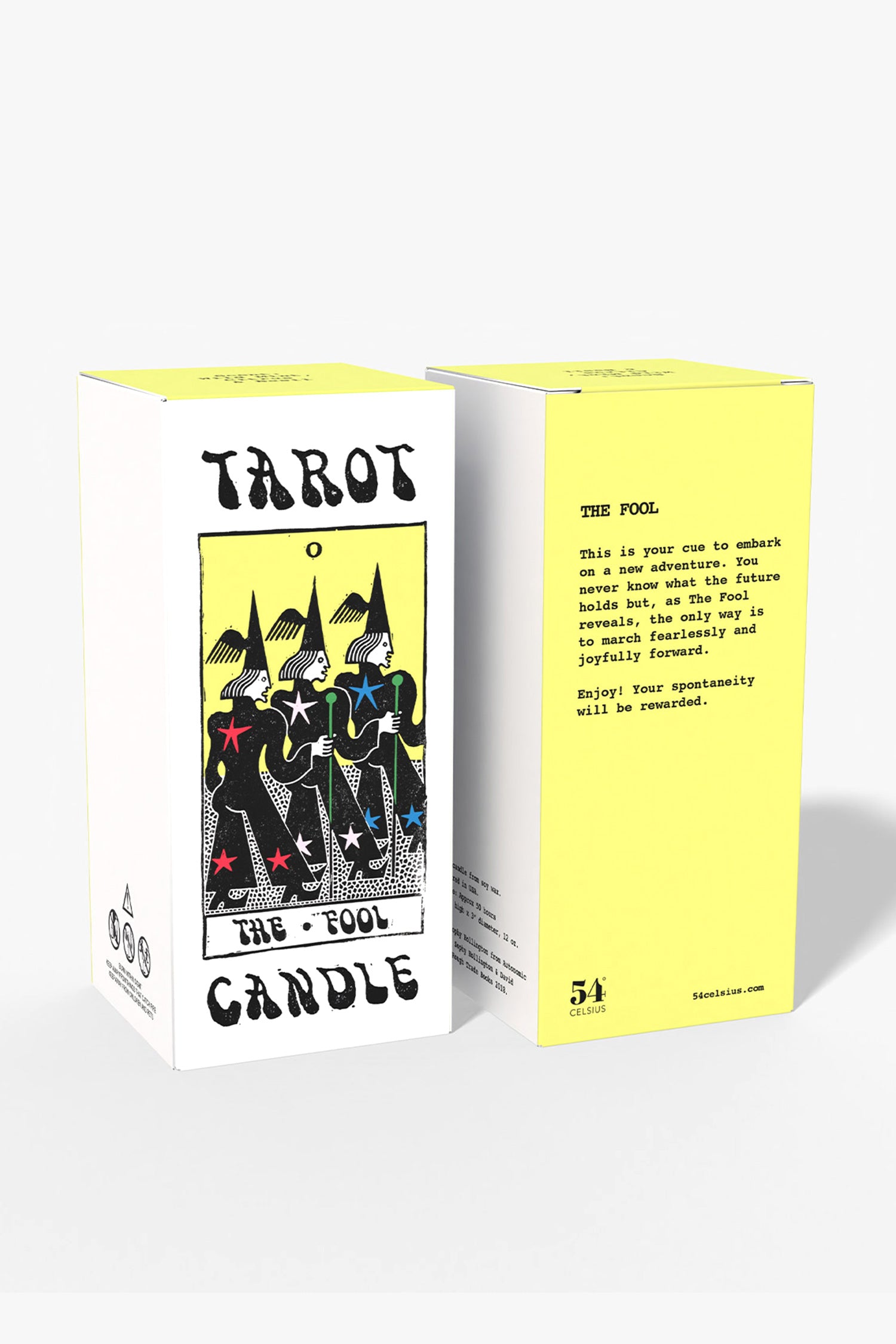 Tarot Candle Duo: The Hermit and The Fool