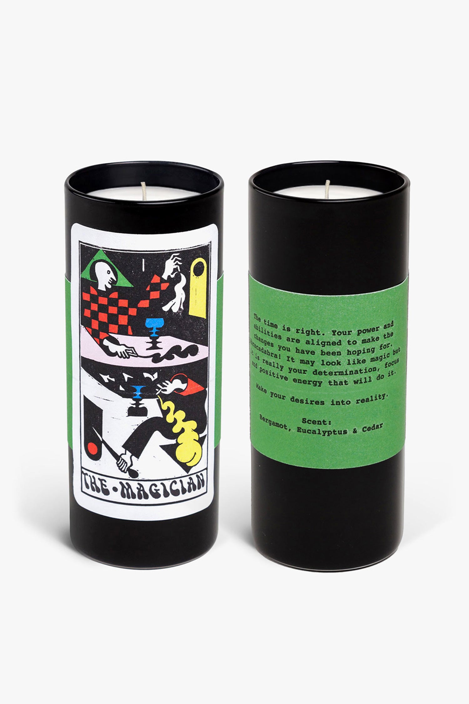 Tarot Candle Duo: The Magician & The High Priestess