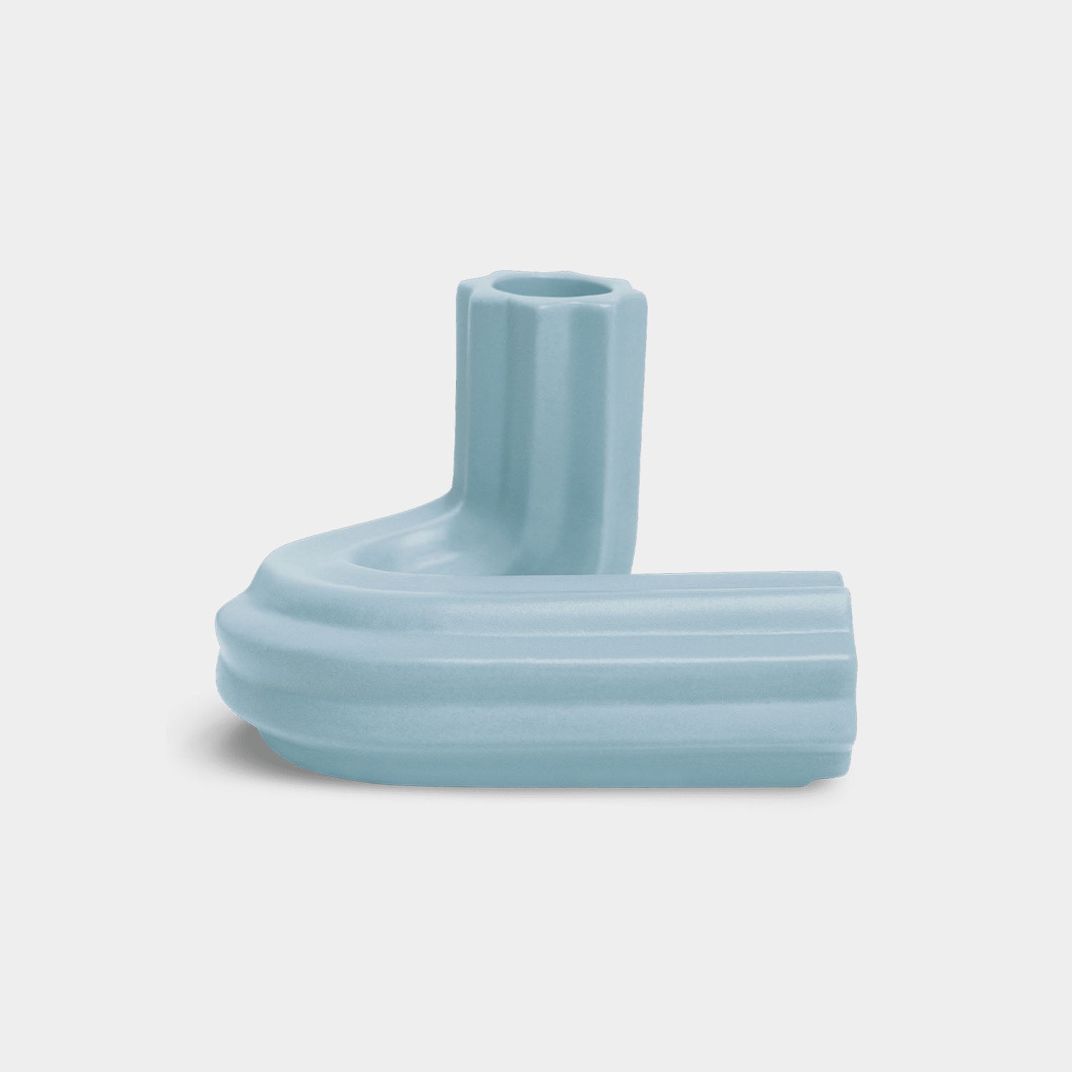 Templo Candle Holder in light blue by OCTAEVO