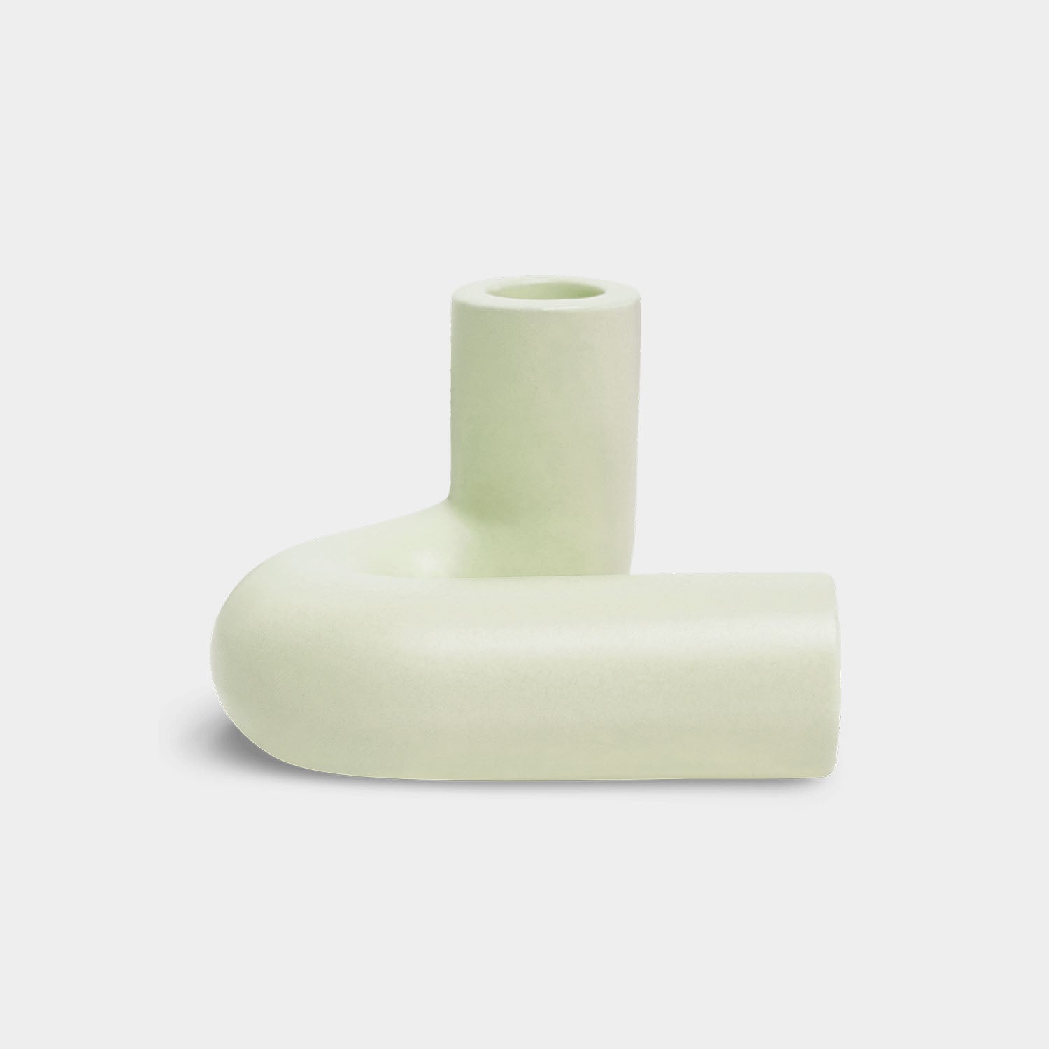 Templo Candle Holder in light mint by OCTAEVO