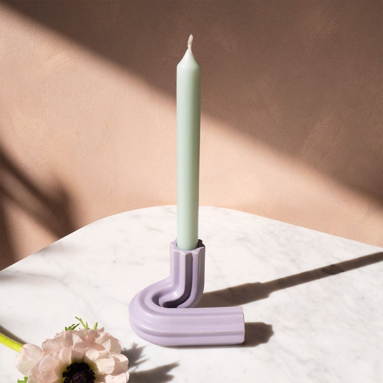 Templo Candle Holder in purple by OCTAEVO