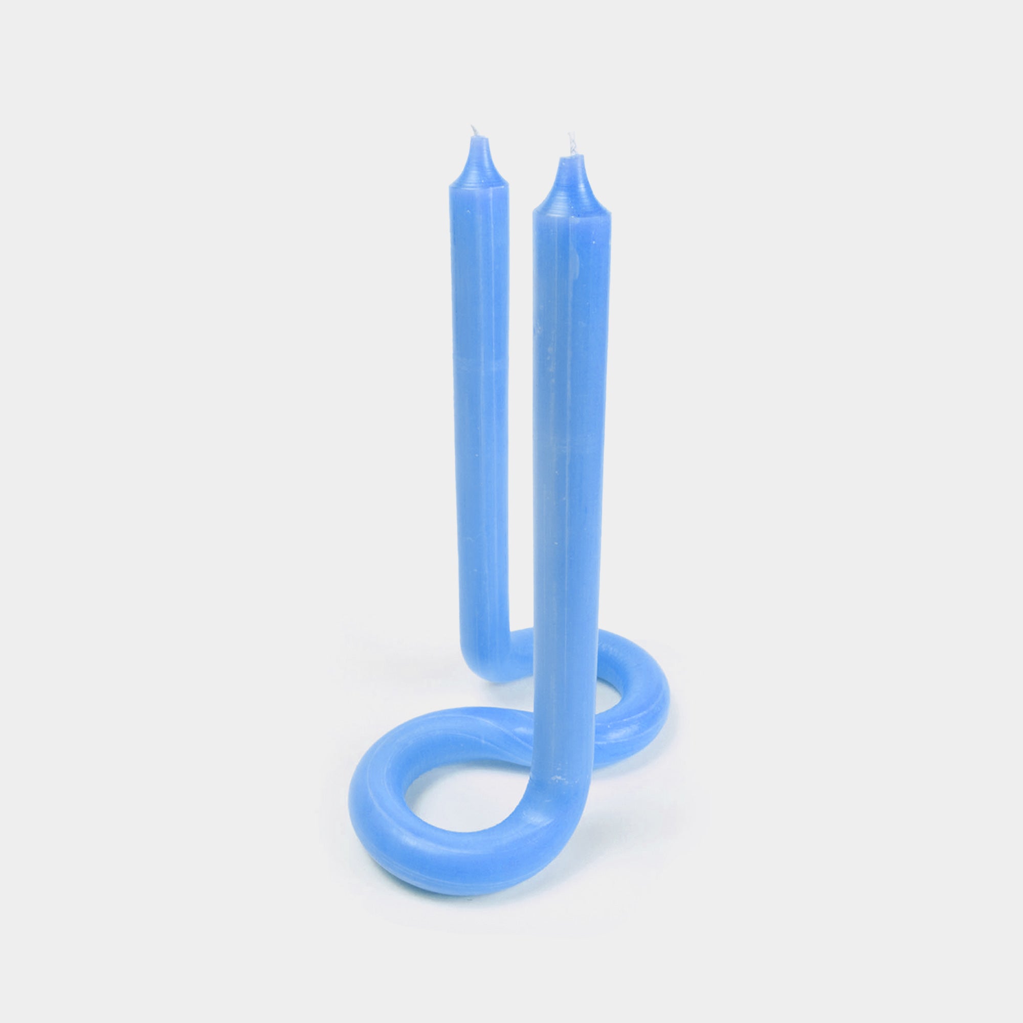 Twist Candle - Light Blue