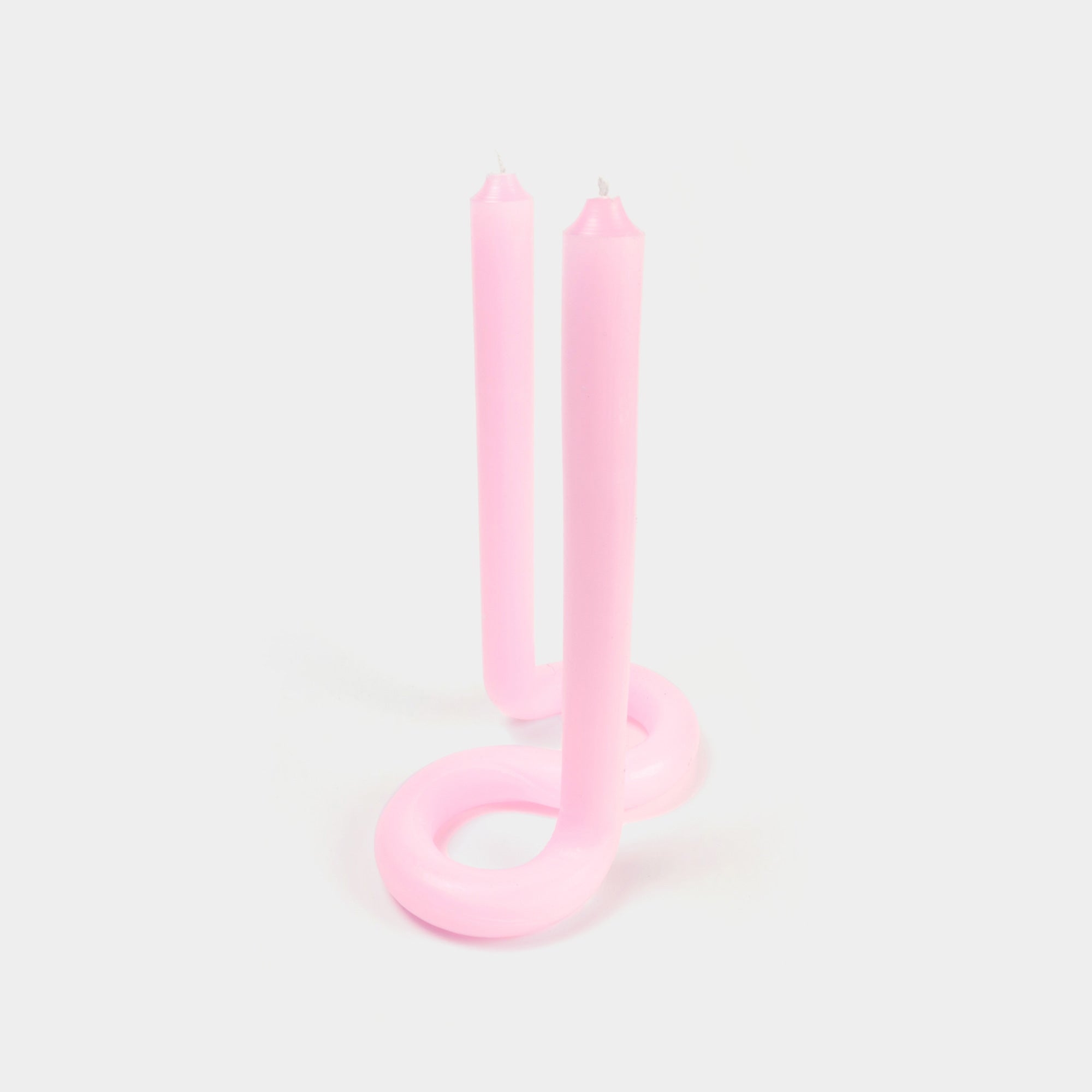 Twist Candle - Light Pink