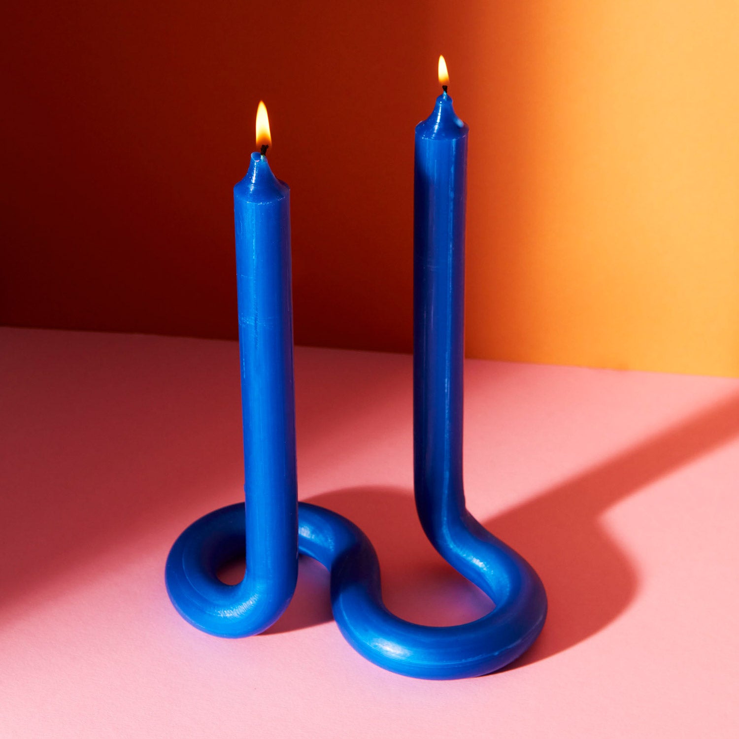 Twist Candle - Royal Blue