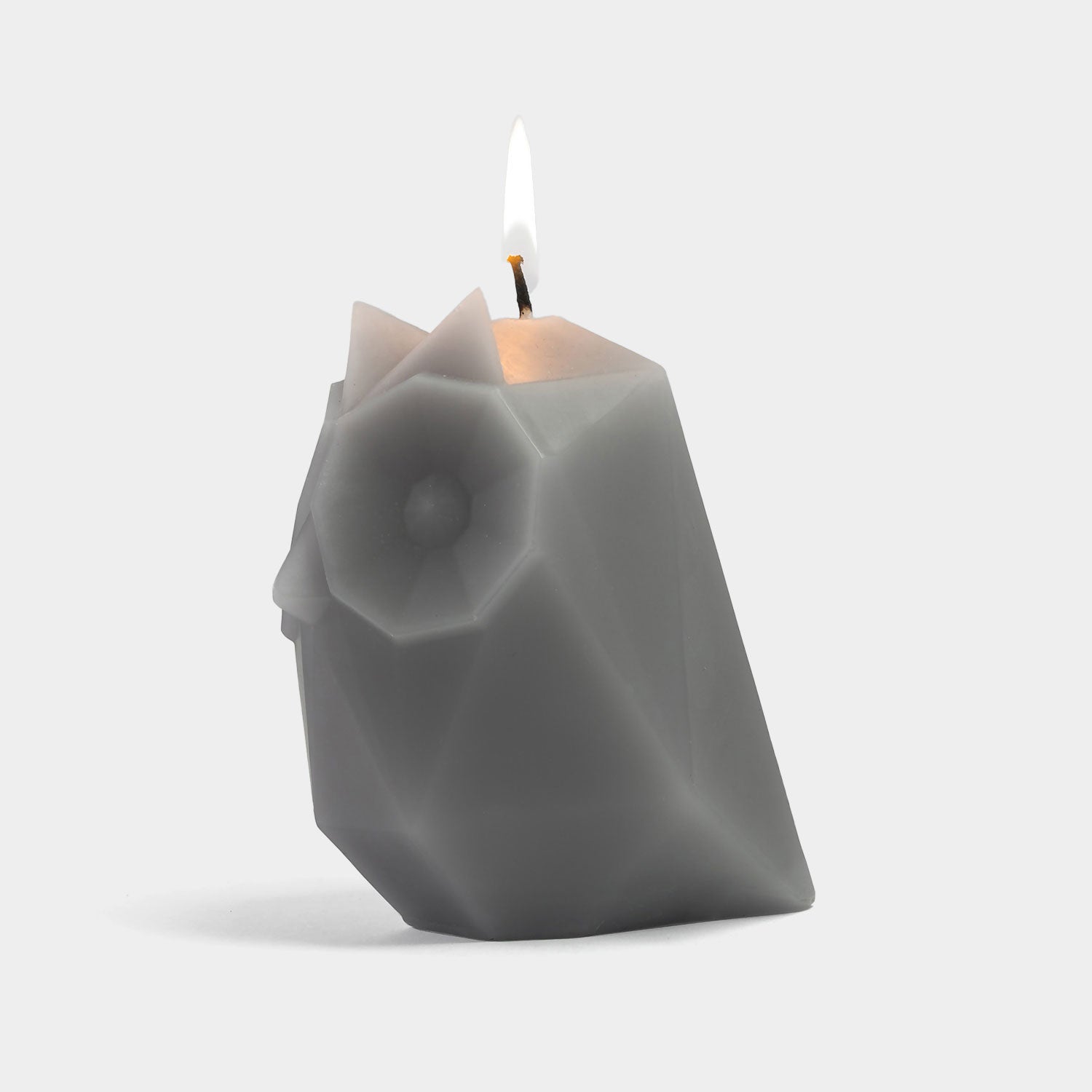 PyroPet Ugla Owl Candle - Gray