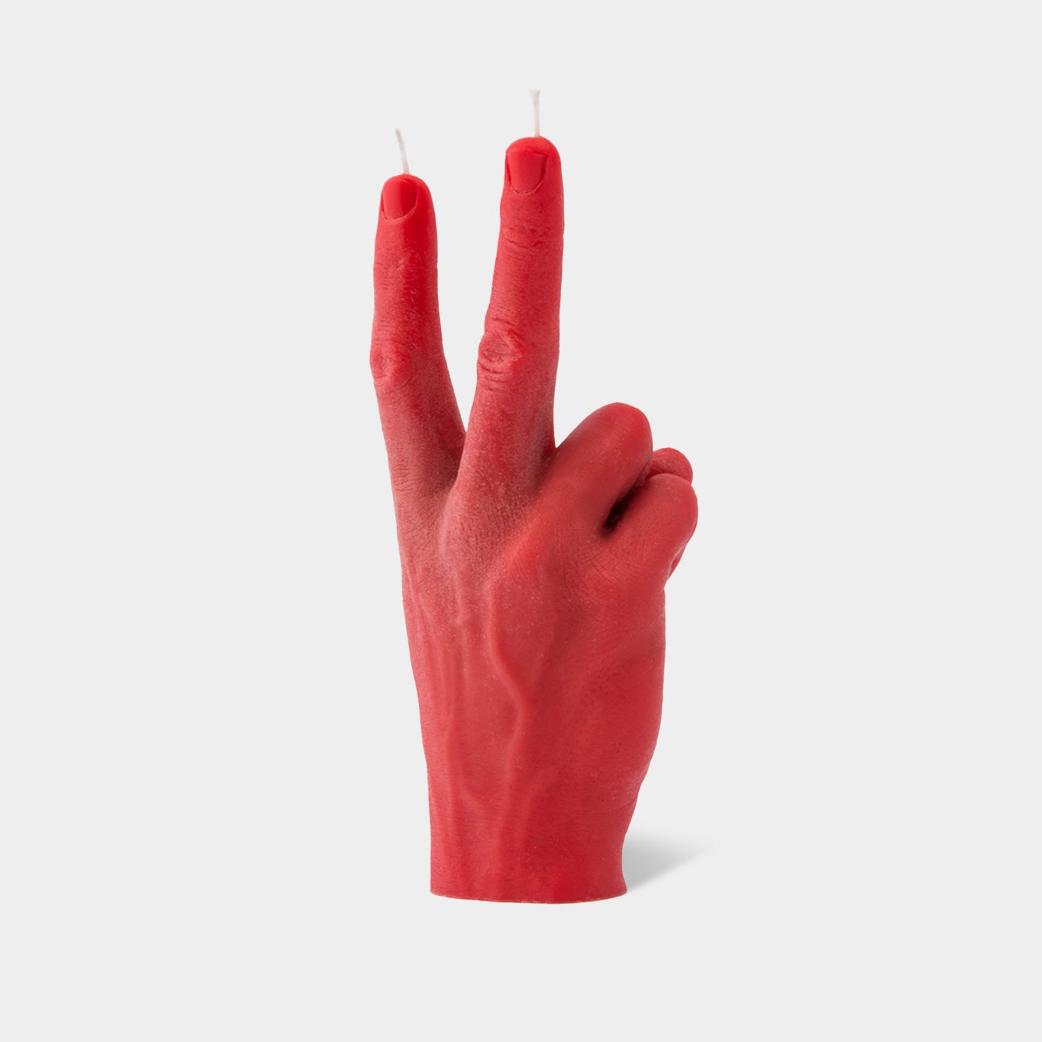 CandleHand "Peace" Candle - Red