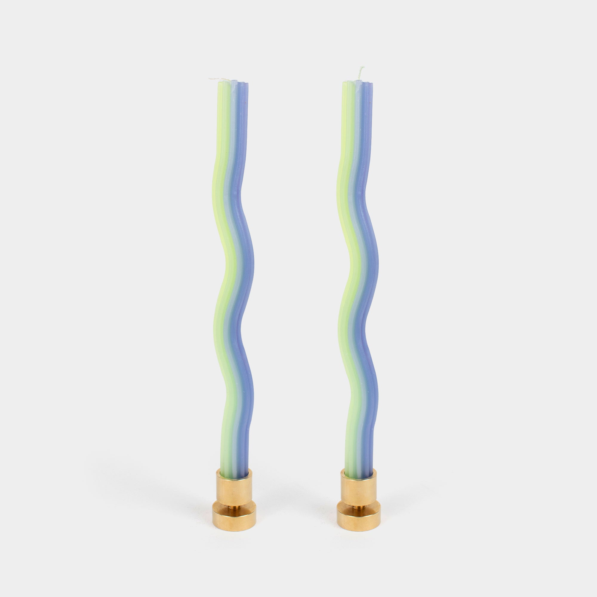 Wiggle Candles - Lavender & Green (2 pack)