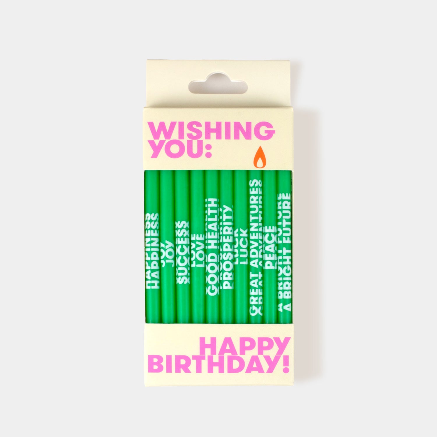 Wishing You: Birthday Candles - Green