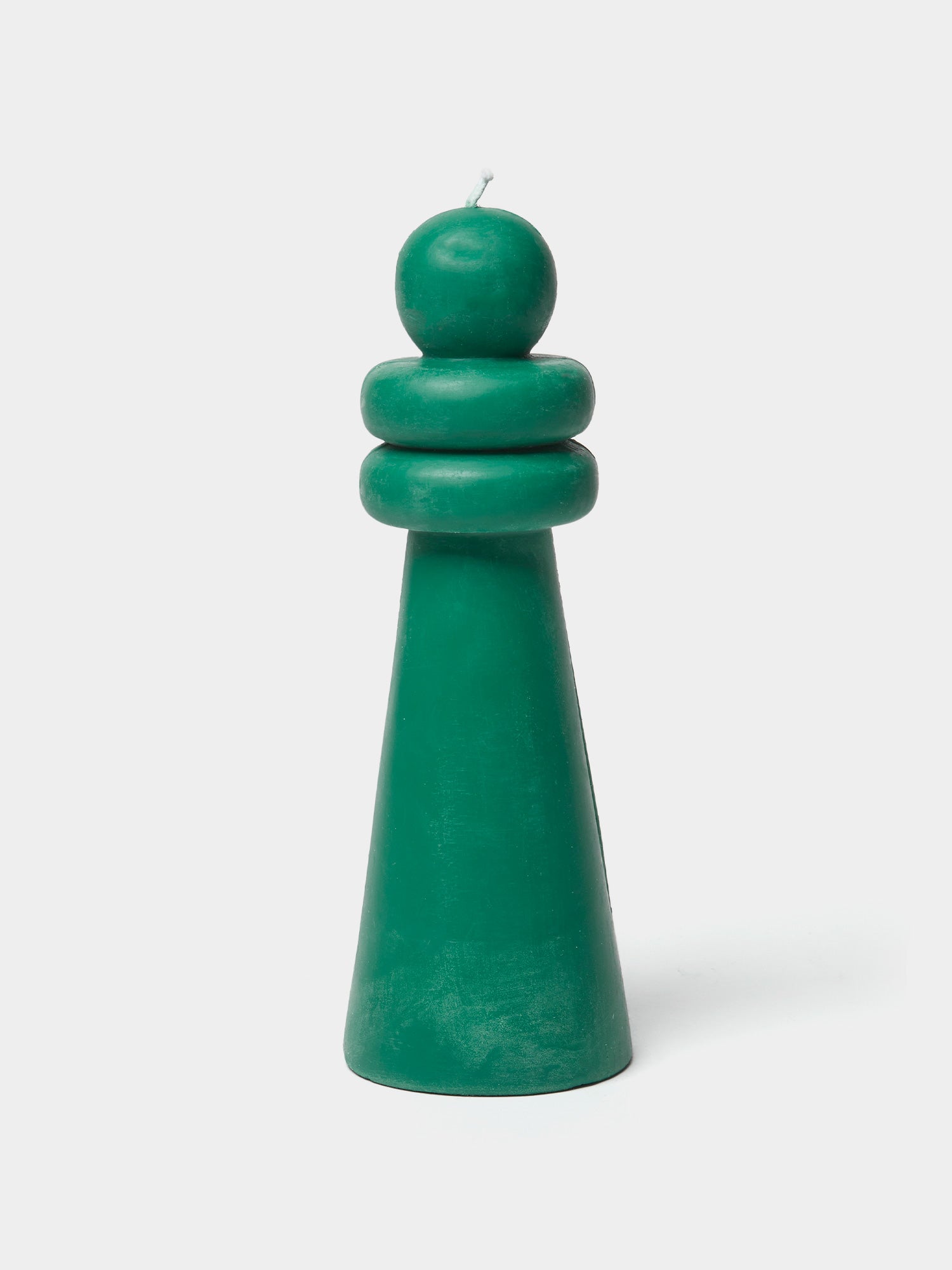 Spindle Candle Con - Green