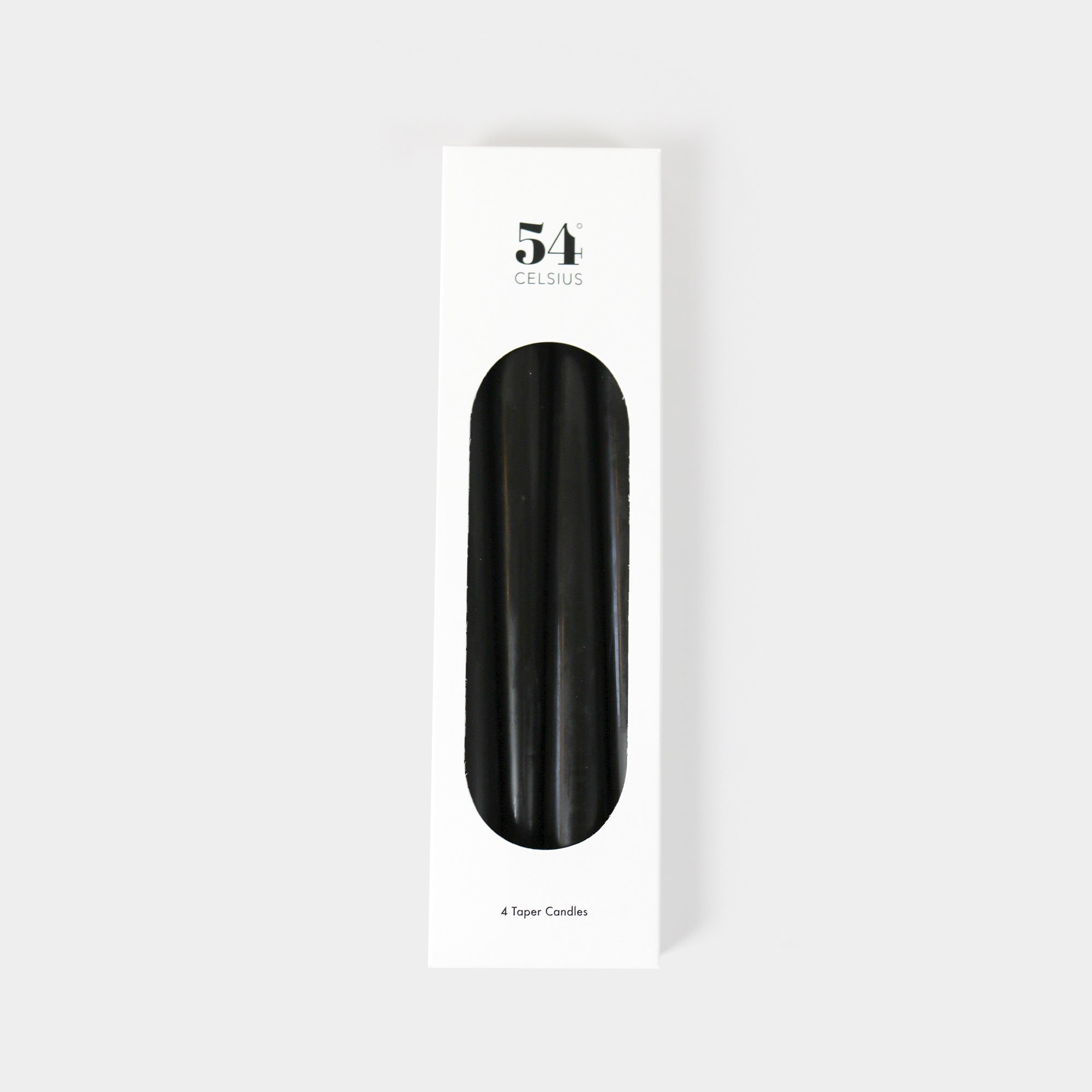 Taper Candles 4 Pack - Black